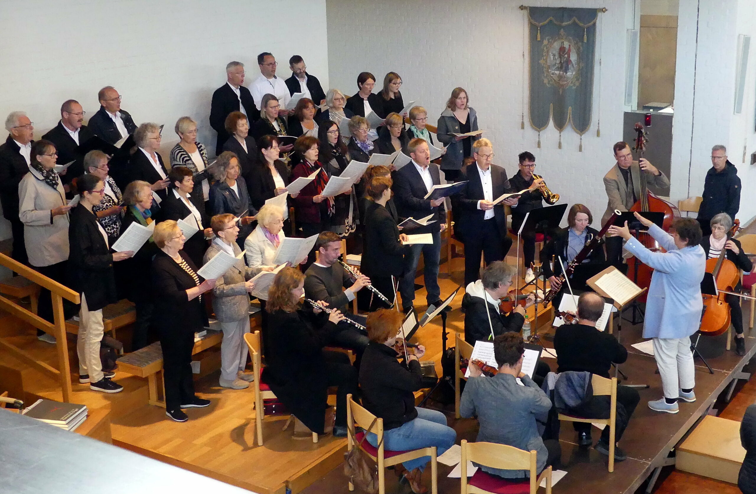 Gottesdienst, Orchester, 50 Jahre Dreifaltigkeitskriche Riedlingen